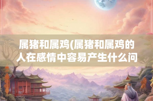 属猪和属鸡(属猪和属鸡的人在感情中容易产生什么问题)