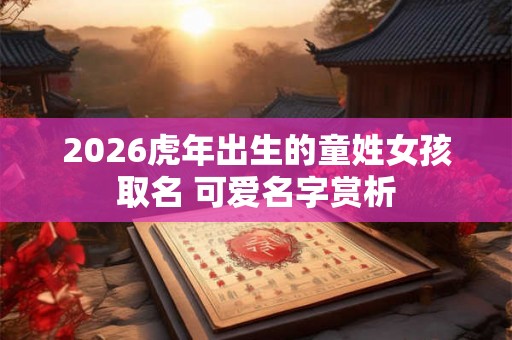 2026虎年出生的童姓女孩取名 可爱名字赏析