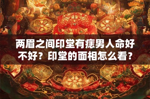 两眉之间印堂有痣男人命好不好？印堂的面相怎么看？