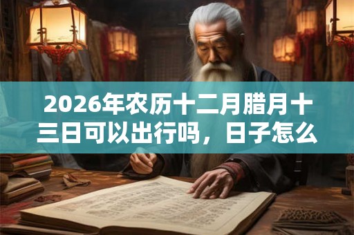 2026年农历十二月腊月十三日可以出行吗,日子怎么样? 2026年农历十二月腊月十三日可以出行吗,日子怎么样?