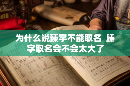 为什么说臻字不能取名  臻字取名会不会太大了