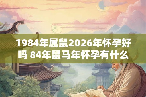 1984年属鼠2026年怀孕好吗 84年鼠马年怀孕有什么影响