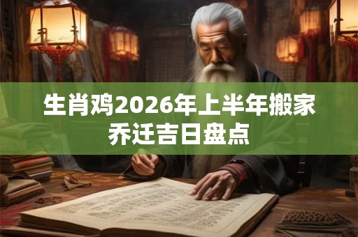 生肖鸡2026年上半年搬家乔迁吉日盘点