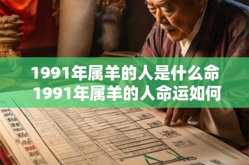 1991年属羊的人是什么命 1991年属羊的人命运如何