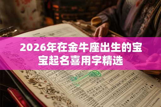 2026年在金牛座出生的宝宝起名喜用字精选