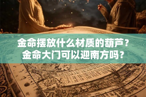金命摆放什么材质的葫芦?金命大门可以迎南方吗? 金命摆放什么材质的葫芦?金命大门可以迎南方吗?
