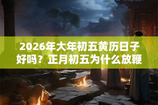 2026年大年初五黄历日子好吗？正月初五为什么放鞭炮？