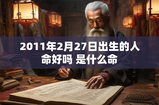 2011年2月27日出生的人命好吗 是什么命