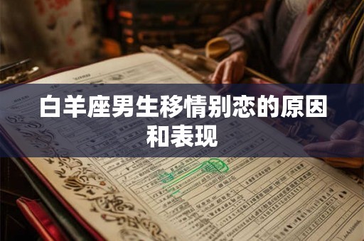 白羊座男生移情别恋的原因和表现 白羊座男生移情别恋的原因和表现