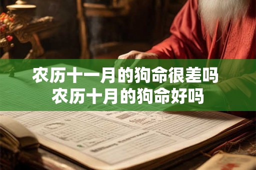 农历十一月的狗命很差吗 农历十月的狗命好吗