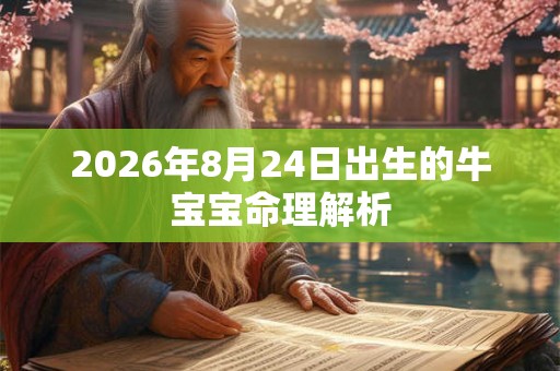 2026年8月24日出生的牛宝宝命理解析