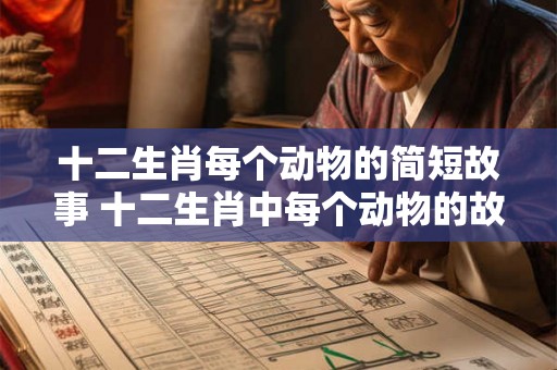 十二生肖每个动物的简短故事 十二生肖中每个动物的故事是什么 十二生肖每个动物的简短故事 十二生肖中每个动物的故事是什么