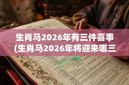 生肖马2026年有三件喜事(生肖马2026年将迎来哪三件幸事？)