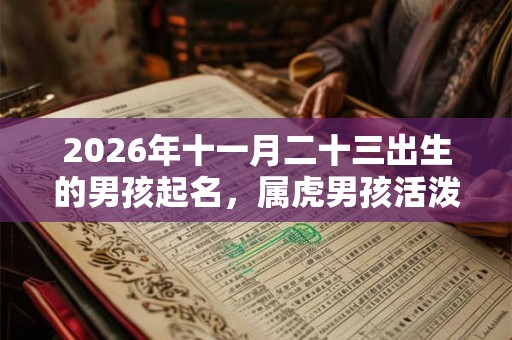 2026年十一月二十三出生的男孩起名，属虎男孩活泼阳光的名字精选