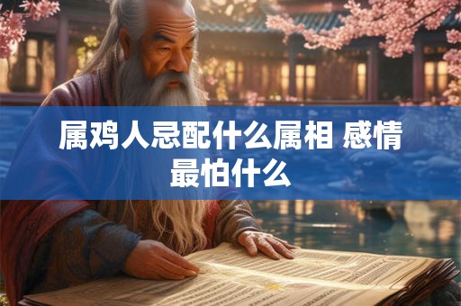 属鸡人忌配什么属相 感情最怕什么