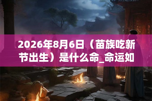 2026年8月6日（苗族吃新节出生）是什么命_命运如何