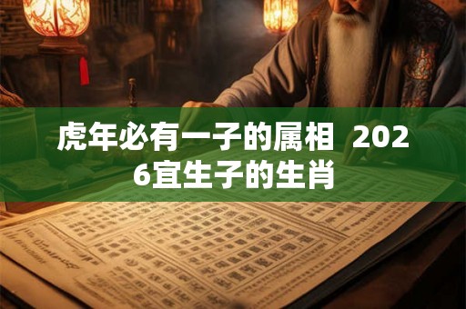 虎年必有一子的属相 2026宜生子的生肖 虎年必有一子的属相 2026宜生子的生肖