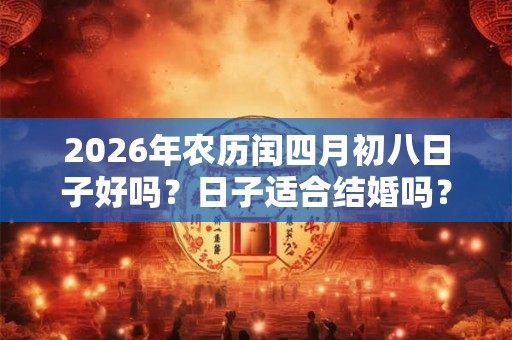 2026年农历闰四月初八日子好吗？日子适合结婚吗？