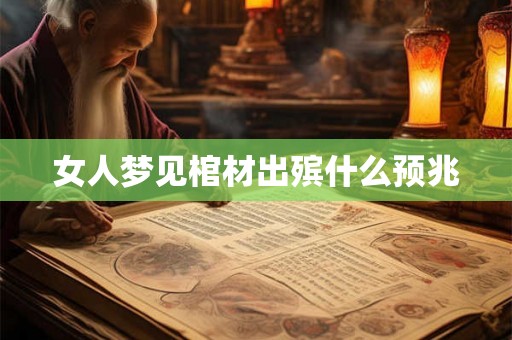 女人梦见棺材出殡什么预兆