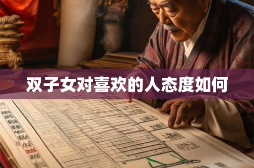 双子女对喜欢的人态度如何