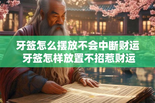 牙签怎么摆放不会中断财运 牙签怎样放置不招惹财运