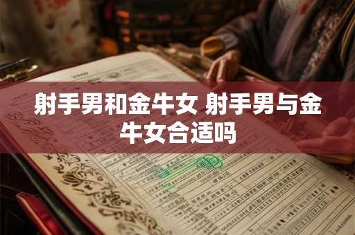 射手男和金牛女 射手男与金牛女合适吗