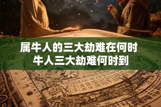 属牛人的三大劫难在何时 牛人三大劫难何时到 属牛人的三大劫难在何时 牛人三大劫难何时到