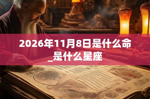2026年11月8日是什么命_是什么星座 2026年11月8日是什么命_是什么星座