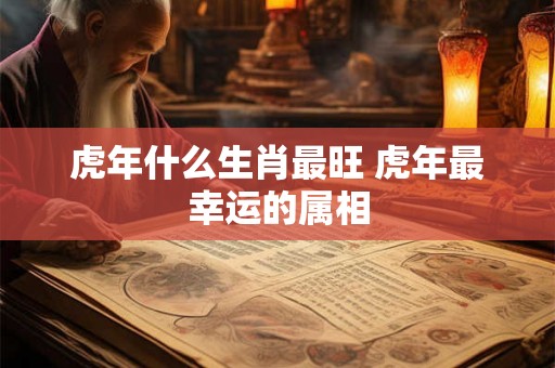 虎年什么生肖最旺 虎年最幸运的属相