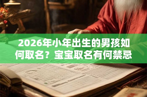 2026年小年出生的男孩如何取名？宝宝取名有何禁忌要注意？