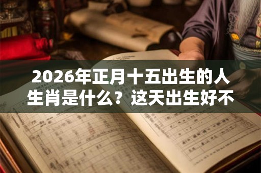 2026年正月十五出生的人生肖是什么？这天出生好不好？