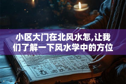 小区大门在北风水怎,让我们了解一下风水学中的方位观念