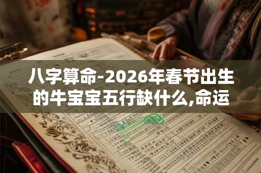八字算命-2026年春节出生的牛宝宝五行缺什么,命运如何