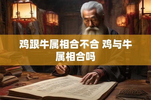 鸡跟牛属相合不合 鸡与牛属相合吗