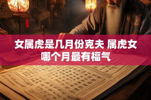 女属虎是几月份克夫 属虎女哪个月最有福气