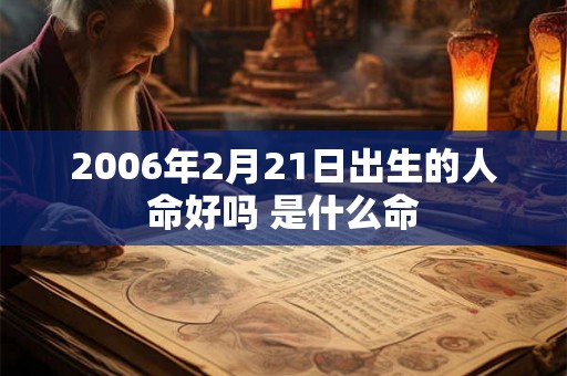 2006年2月21日出生的人命好吗 是什么命