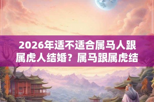 2026年适不适合属马人跟属虎人结婚?属马跟属虎结婚好吗? 2026年适不适合属马人跟属虎人结婚?属马跟属虎结婚好吗?