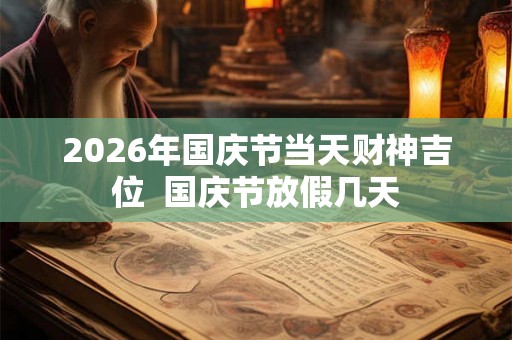2026年国庆节当天财神吉位  国庆节放假几天