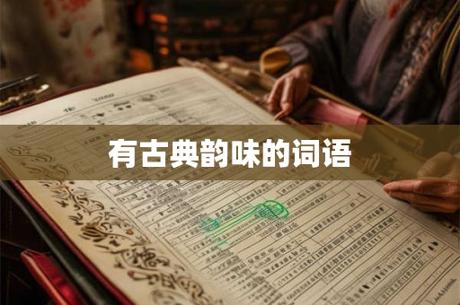 有古典韵味的词语