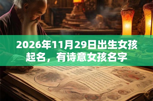 2026年11月29日出生女孩起名,有诗意女孩名字 2026年11月29日出生女孩起名,有诗意女孩名字