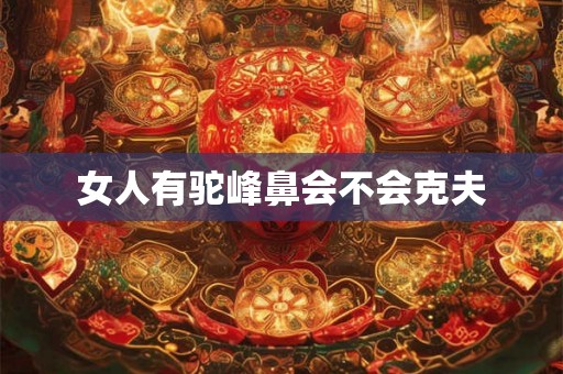 女人有驼峰鼻会不会克夫
