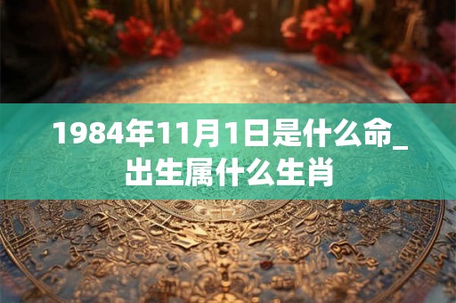 1984年11月1日是什么命_出生属什么生肖 1984年11月1日是什么命_出生属什么生肖