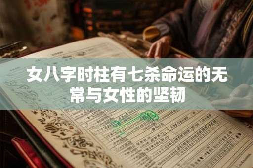 女八字时柱有七杀命运的无常与女性的坚韧