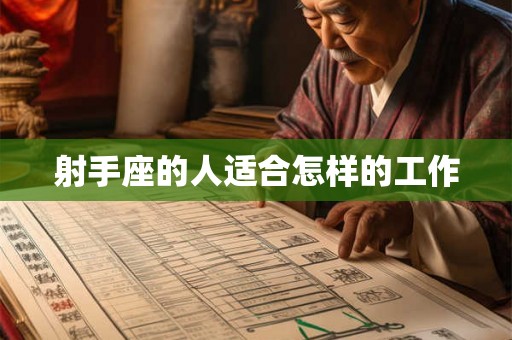 射手座的人适合怎样的工作