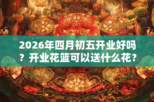 2026年四月初五开业好吗？开业花篮可以送什么花？