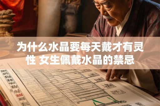 为什么水晶要每天戴才有灵性 女生佩戴水晶的禁忌