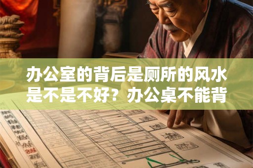 办公室的背后是厕所的风水是不是不好？办公桌不能背门而坐？