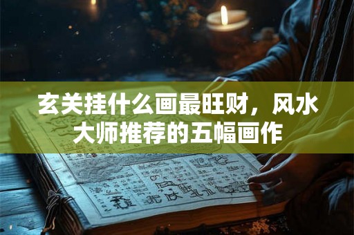 玄关挂什么画最旺财，风水大师推荐的五幅画作
