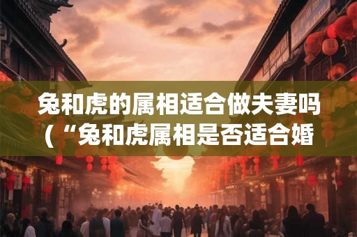 兔和虎的属相适合做夫妻吗(“兔和虎属相是否适合婚姻?”,15个字。) 兔和虎的属相适合做夫妻吗(“兔和虎属相是否适合婚姻?”,15个字。)