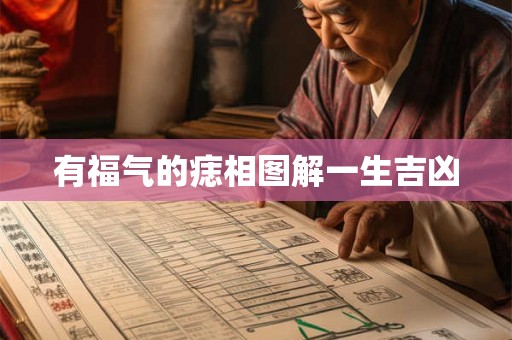 有福气的痣相图解一生吉凶